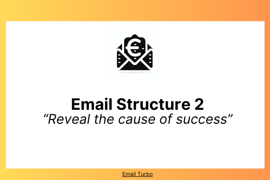 Example 2: Successful Email Structure - Fabian Markl